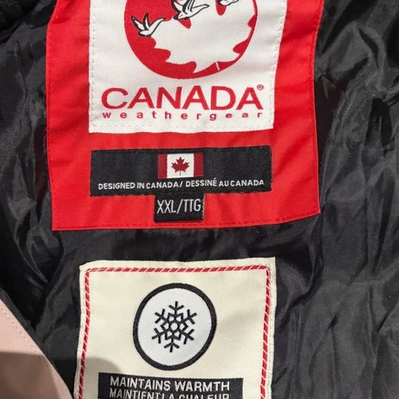 Canada Weathergear Pink Quilted Puffer Jacket - Hooded - Picture 3 of 3